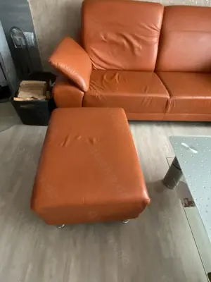 Wohnzimmergarnitur, Vollleder Bild 3  Wohnzimmergarnitur, Vollleder Bild 3