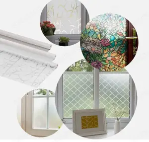 Fensterfolie Selbstklebend Sichtschutzfolie 7,50 m2 Fenster Glasdekor Blickdicht