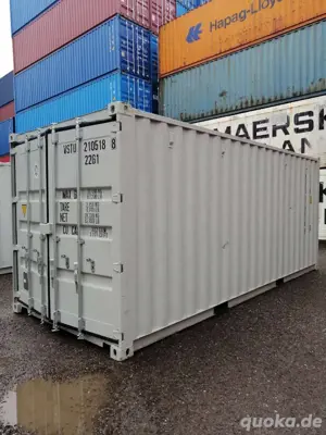 20-Fuß-Container als Lager- Garagencontainer Bild 2