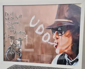 Udos Lieblings Thema 30 x 40 cm groß ein Leinwand Druck Gerahmt Bild 2