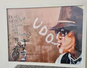 Udos Lieblings Thema 30 x 40 cm groß ein Leinwand Druck Gerahmt Bild 3