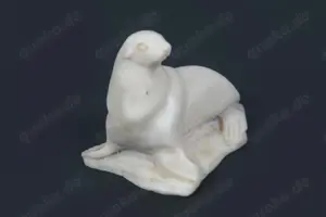 Pearlite Marblecraft Robbenskulptur Kanada Original 70er vintage