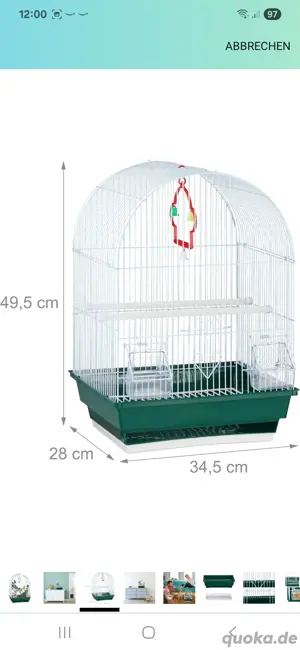 Vogelkäfig für Wellensittiche NEU Käfig 