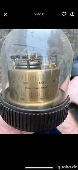 Harting Vakuum   Druckmessgerät Skala in mm Hg Industrie
