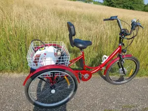 Ebike 24 Zoll Dreirad 36V, 350W und noch dazu FALTBAR