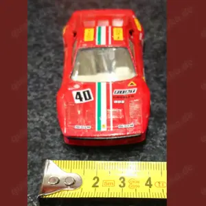 Burago Ferrari GTO in Rot im Maßstab 1:43, Made in Italy Bild 3