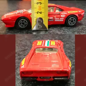Burago Ferrari GTO in Rot im Maßstab 1:43, Made in Italy Bild 5