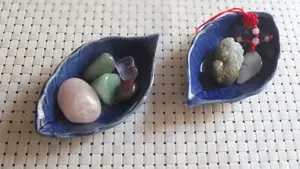 Edelstein Sammlung - Chinesische Jade Rosenquarz Serpentin Pixiou