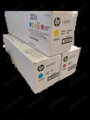 HP Tonerkartuschen, komplettes Farbset