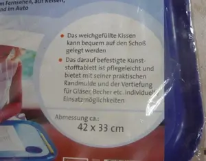 Schoßtisch für Kinder und Erwachsene NEU in OVP Bild 2