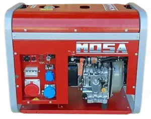 MOSA Stromerzeuger Notstromaggregat Diesel MIT Fahrgestell 5,7kVA
