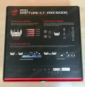 ASUS ROG Rapture GT-AXE16000 Quad-Band Wi-Fi 6E Gaming-Router Bild 7