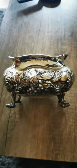 Gewürzschale, antik, 800 silber,argento massiccio, 841 MI