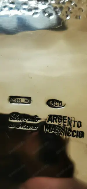 Gewürzschale, antik, 800 silber,argento massiccio, 841 MI Bild 6