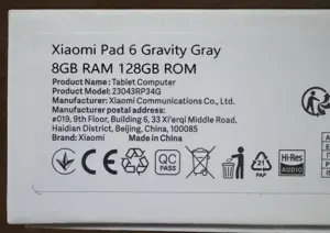 Xiaomi Mi Pad 6 | 11  Zoll | 8GB+128GB | Gravity Gray Bild 8