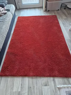 Ikea Teppich ADUM rot