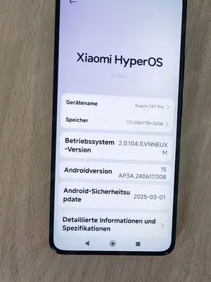 Xiaomi 14T Pro Titan Black 1024 GB 12GB RAM 6,67 Zoll 50 MP Bild 4