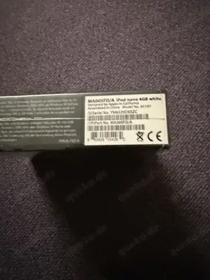Neu und in Original Verpackung Apple iPod nano 1. Generation Weiß (4GB) Bild 2