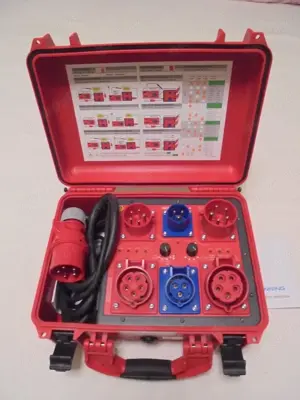 Benning MA 4 Aktiver Messadapterkoffer   Leitungstester 32 A (044162) NEU