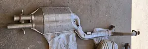 Auspuffanlage Mercedes Benz BJ 1989 R129 500 SL Bild 5