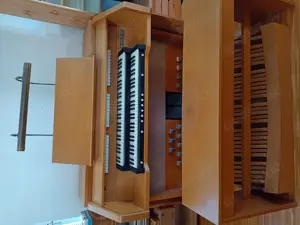 Ahlborn-Orgel DS 26 Heimorgel Computer-Orgel Eiche