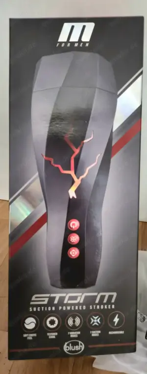 Storm suction powered stroker for men