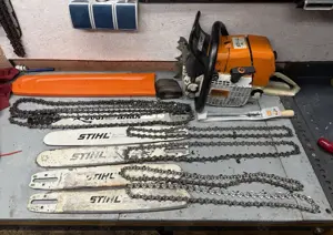 Stihl MS440 Motorsäge Kettensäge Mit Viel Zubehör