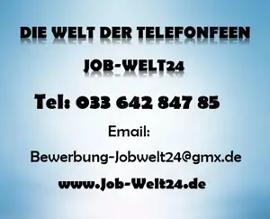 Telefonistin Heimarbeit Job Arbeit Jobangebot 100% Homeoffice Magdeburg und ü-all Verd. b. 43,20   S