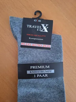NEU - Stützkniestrümpfe (4 Paar) Größe - 43-46