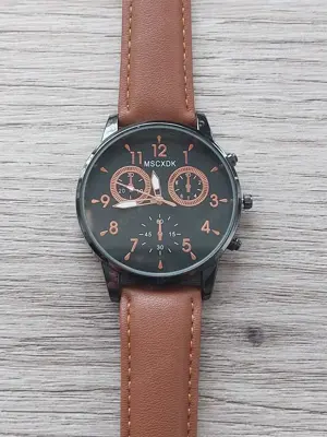 NEU! Kupferfarbene Armbanduhr, Herrenuhr mit Quarzlaufwerk