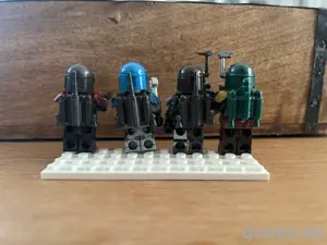 Mandalorian Figuren 4er Set Star Wars   Lego kompatibel