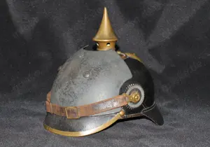 Panzerung MG 08 Pickelhaube schweres Maschinengewehr Kaiserliches Heer Bild 3