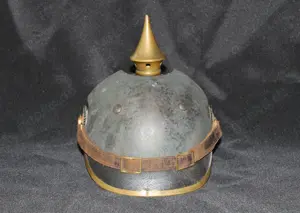 Panzerung MG 08 Pickelhaube schweres Maschinengewehr Kaiserliches Heer Bild 2