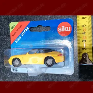 Porsche 911 Cabrio , SIKU , 0854 , OVP , " NEU " in gelb Bild 2
