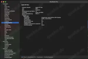 Apple MacBook Pro 16 Zoll (1TB SSD, M1 Max, 3.2 GHz, 32GB) Laptop - Grau Bild 7