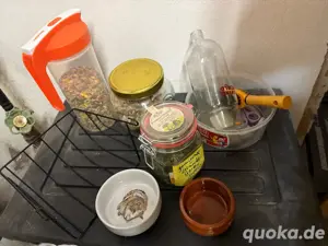 Meerschweinchenkäfig u zubehör 