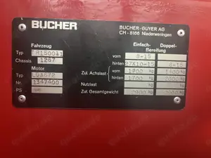 Bucher TR 1500 Allrad Schlepper, wie neu, zu verkaufen Bild 10
