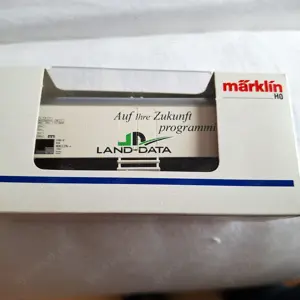 Märklin HO --Land -Data--Auf ihre Zukunft programmiert--Neuer Güterwagen siehe die Fotos Bild 2