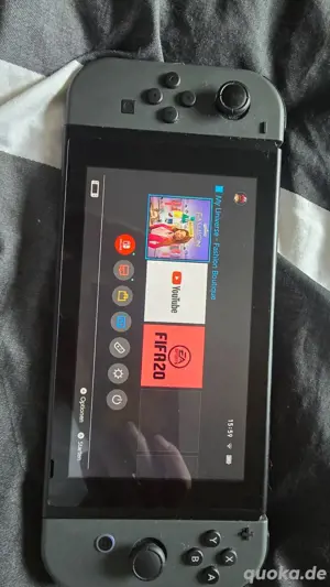 Nintendo switch 1 spiel konsole mit Verpakung und Zubehör set  Bild 2