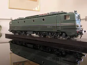 Sehr seltene Lemaco Prestige O 0-034 SNCF CC 7107 Weltrekord E-Lok