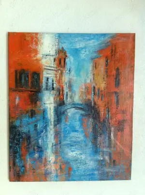 Acrylgemälde Abstrakt auf Leinwand 50x70 Unikat Orginal Bild 6