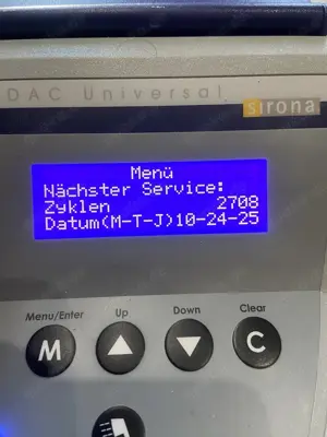 Sirona DAC Universal MK3 Sterilisator Instrumentenhygiene Hand & Winkelstücke Bild 5