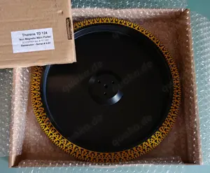 Schopper Swissonor Non Magnetic Main Platter for Thorens TD124 Turntable MK1 MK2