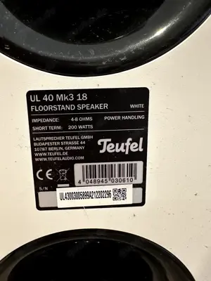 Denon DRA-800H  Reciver plus zwei Teufel Standlautsprecher UL 40 MK3 Bild 6