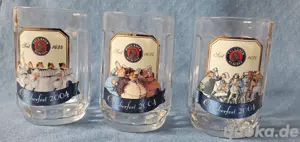 3 Biergläser Paulaner Oktoberfest 2004 neuwertig