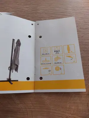 Ampelschirm neuwertig 3m x 3m, grau komplett mit Zubehör