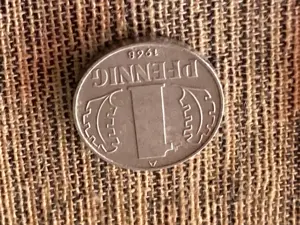 Münze Münzen Umlaufmünze Deutschland DDR 1 Pfennig 1968