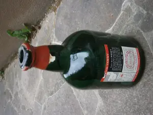 Portweinflasche 2,1L leer als Deko