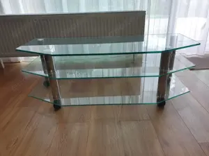 TV-Phono Regal Glas-Chrom *Neuwertig* Bild 6 TV-Phono Regal Glas-Chrom *Neuwertig* Bild 6