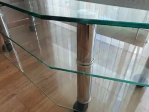 TV-Phono Regal Glas-Chrom *Neuwertig* Bild 4 TV-Phono Regal Glas-Chrom *Neuwertig* Bild 4